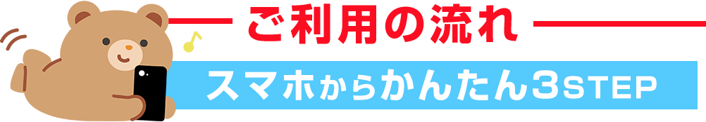クレジットカード現金化「いつでもペイ」ご利用の流れ